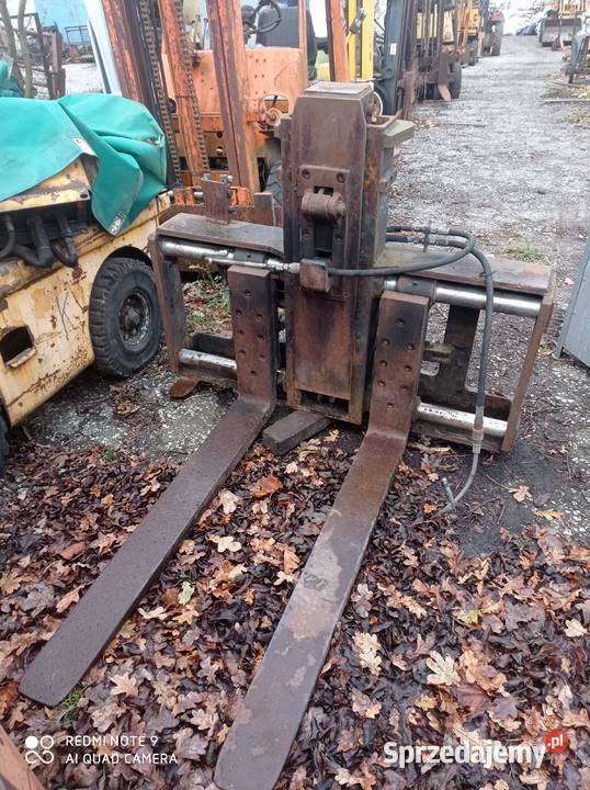 widły z przesuwem hydraulicznym pozycjoner Grudziądz sprzedam