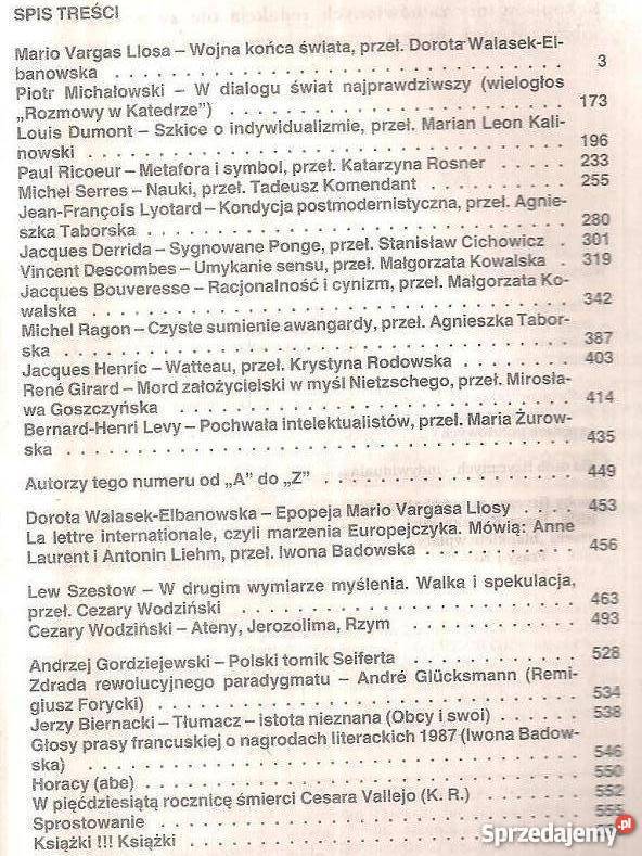 LITERATURA NA ŚWIECIE 1988 89 2056 Warszawa