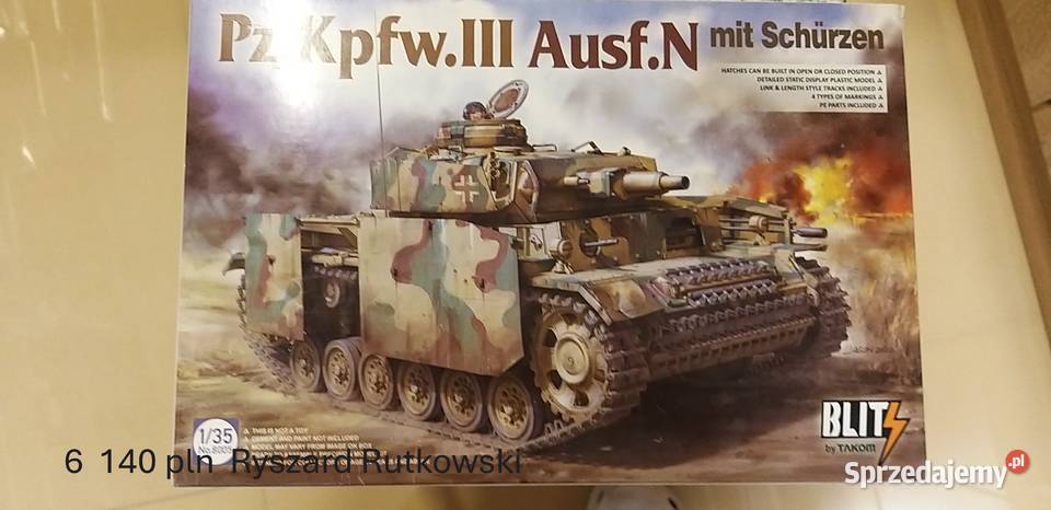 modele plastikowe skala 135 czołgi i pojazdy Warszawa sprzedam