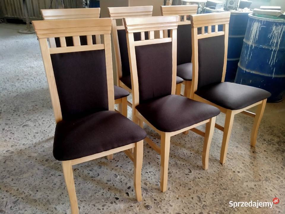 Nowoczesne krzesła bukowe Busko-Zdrój
