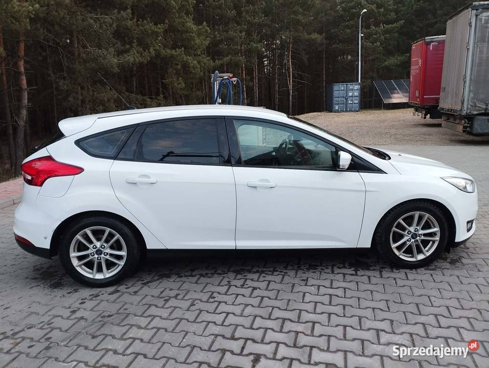 Ford focus mk3 2015 niski przebieg biały Ford Zaryszyn
