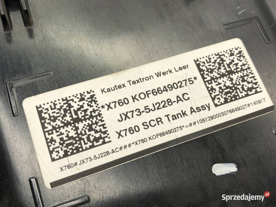 ZBIORNIK DPF JAGUAR XF II 20 180 Kombi