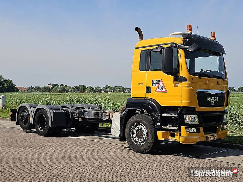 MAN 26360 TGS 6X24 MANUAL 9T FA podwozie z