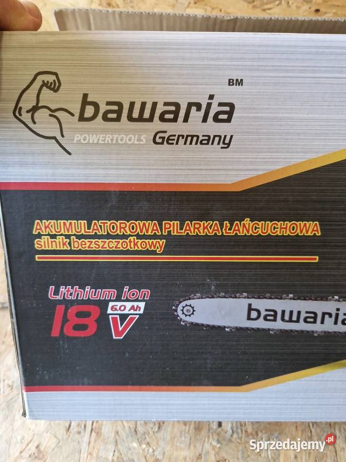 PILARKA AKUMULATOROWA PIŁA ŁAŃCUCHOWA 18V 2x60Ah wielkopolskie Głogowa