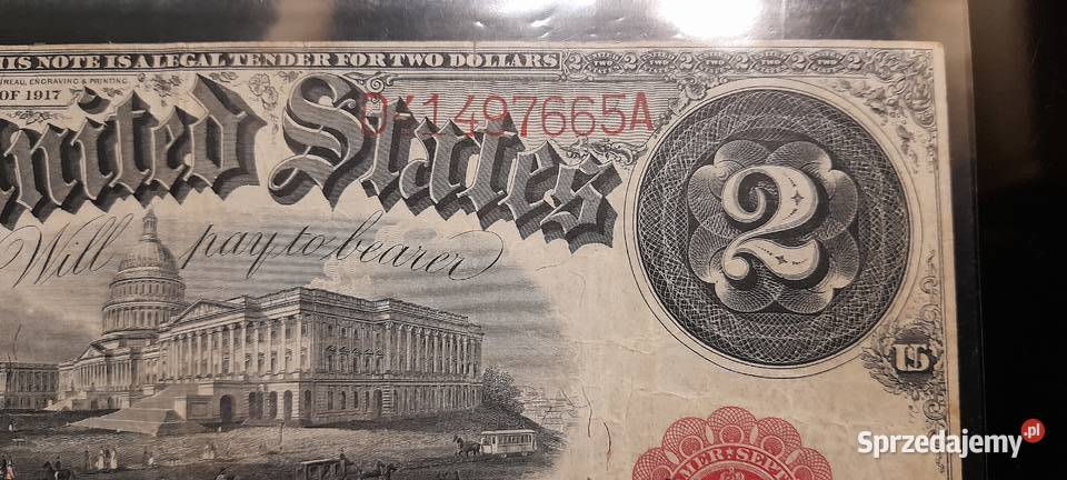 2 dolary usa 1917 Warszawa
