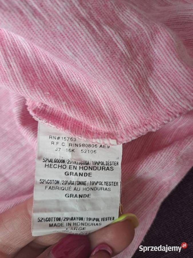 Bluzka różowa hanes Wrocław sprzedam