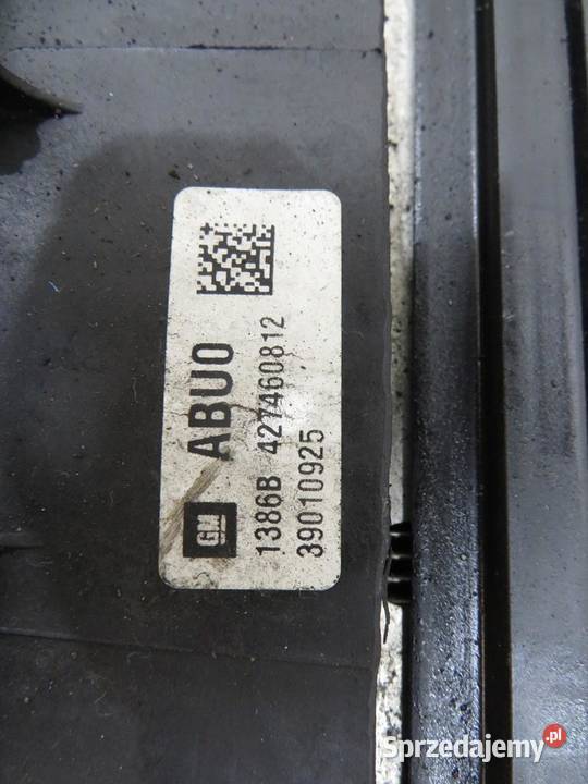 CHŁODNICE WENTYLATOR KOMPLET ZAFIRA C 16 CDTI