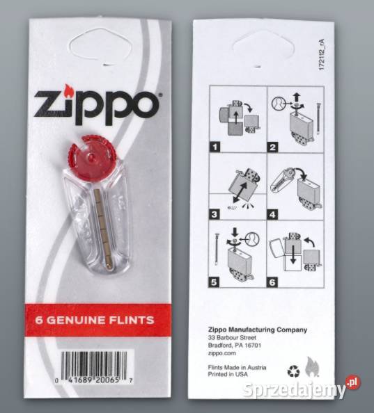 Oryginalne Kamienie do Zapalniczki Benzynowej śląskie Ostrowy nad Okszą