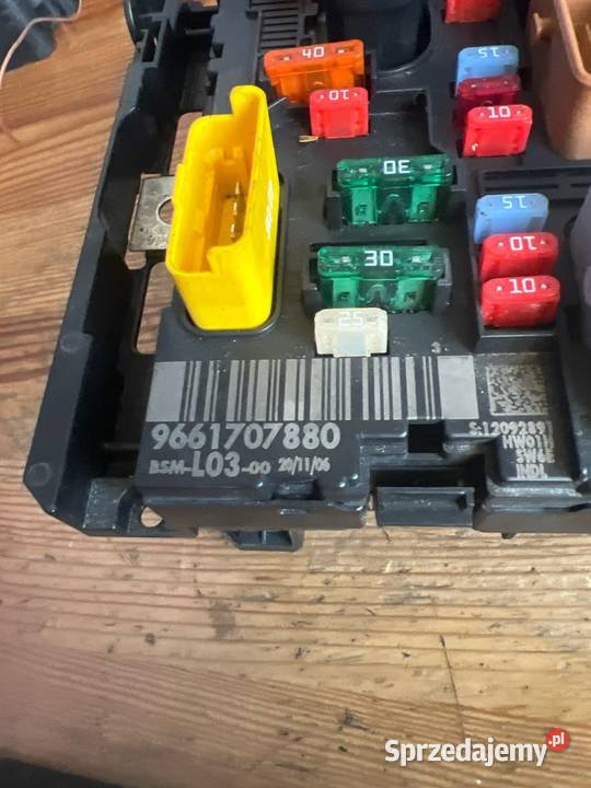 Modul bsm citroen peugeot 9661707880