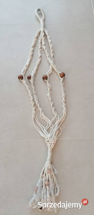 Makrama Kwietnik Wiszący