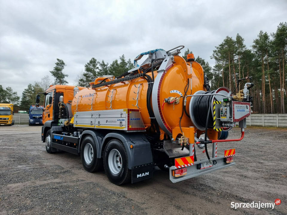 MAN KAISER WUKO RECYKLING DO CZYSZCZENIA KANAŁÓW 96500km świętokrzyskie Daleszyce sprzedam