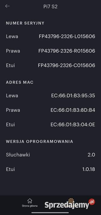 Słuchawki Bowers and Wilkins Pi7 S2 aptX śląskie Pszczyna