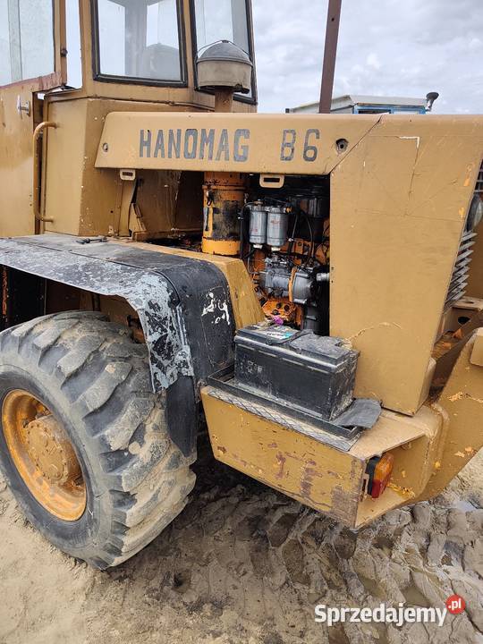 Ładowarka kołowa hanomag b6 4x4 Ładowarki rolnicze Rolnictwo lubelskie Serokomla