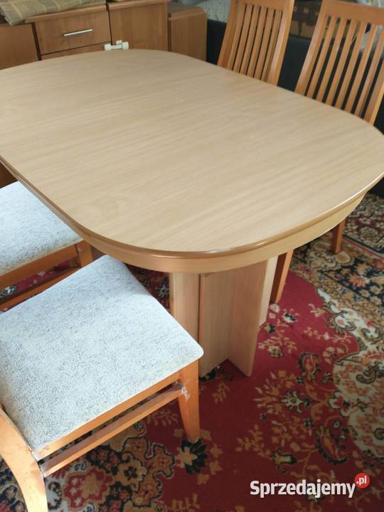 Sprzedam wyjątkowy stół rozkładany z 6 krzesłami
