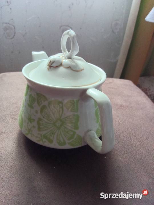 Dzbanuszek porcelana do herbaty LUBIANA z okresu Świdnica
