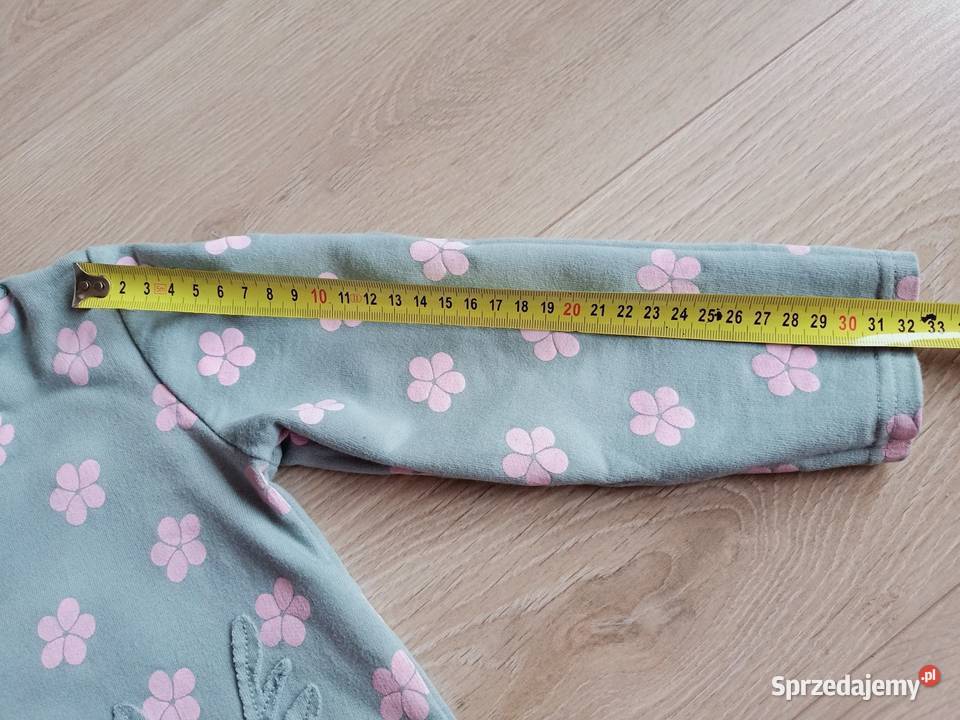 Bluzka dziecięca z kieszonką w kwiatki 98 Płock