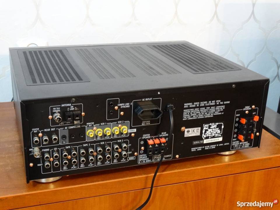Amplituner JVC RX808V z korektorem mocny 330 wat podkarpackie Jasło