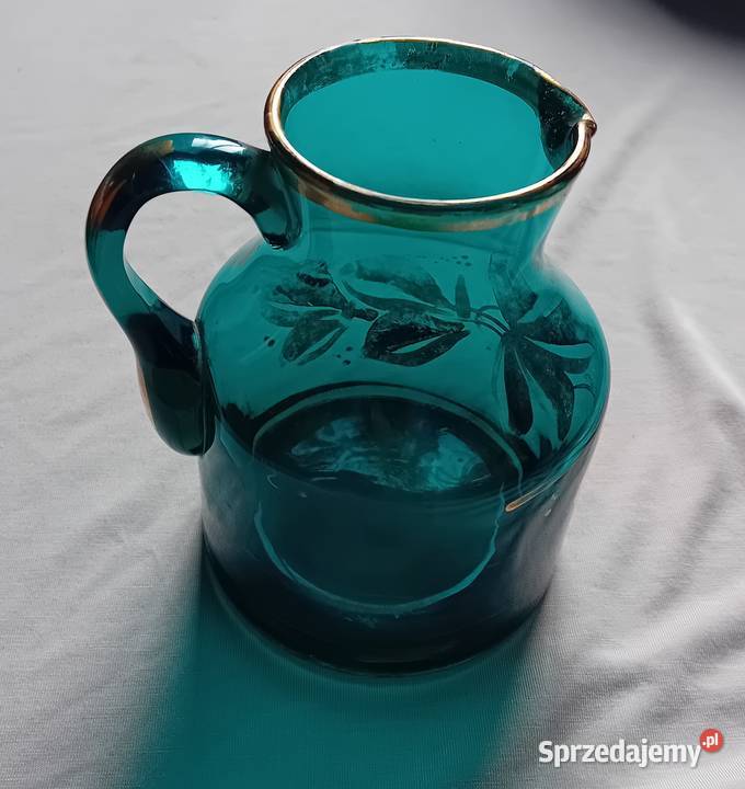 Dzbanek projekt prof Horbowego ręcznie malowany Porcelana i szkło