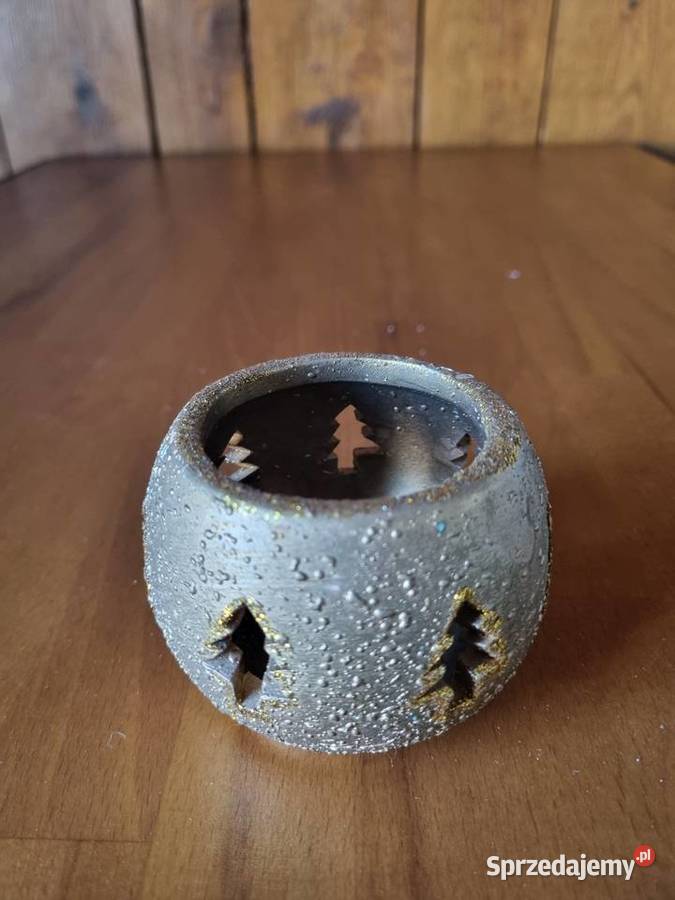 Złoty Świecznik Lampion na tealighty Warszawa