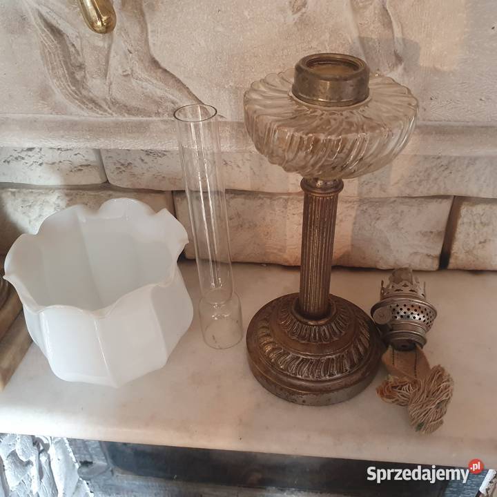 Starasprawna lampa naftowazbiornik śr11 gr44 Antyki Wrocław