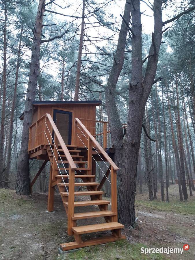Domek na drzewie 06 Domek dzieci Dom drewniany Architektura ogrodowa Przemyśl