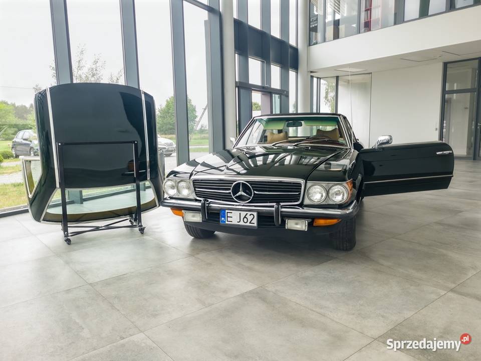 Kolekcjonerski rocznik 1972 Mercedes Benz 350 SL elektryczne szyby Stryków