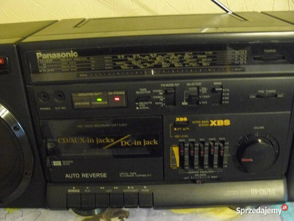 Panasonic XBS Model Rx-cs5750 Radio Cassette