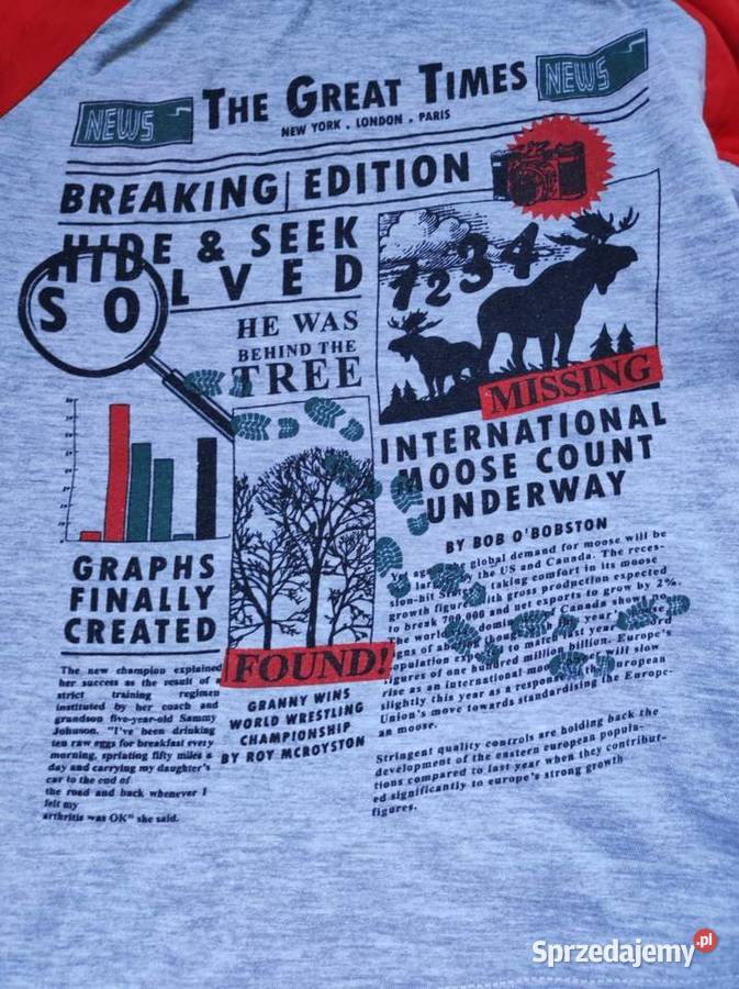 bluza top tshirt sportowa do szkoły przedszkola