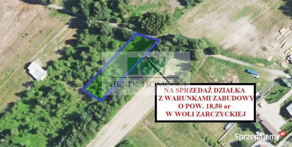 DO SPRZEDAŻY DZIAŁKA W WOLI ZARCZYCKIEJ Z WZ podkarpackie Wola Zarczycka
