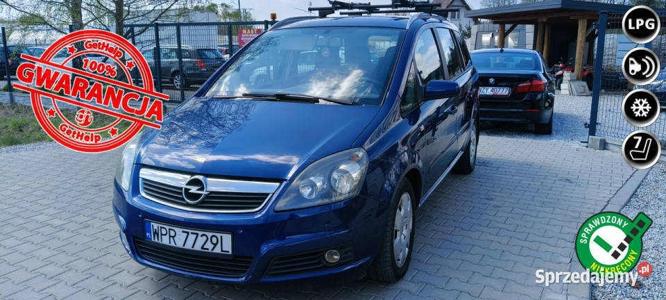 Opel Zafira 7osób Klima PDC LPG Ekonomiczna B garażowany Stare Budy
