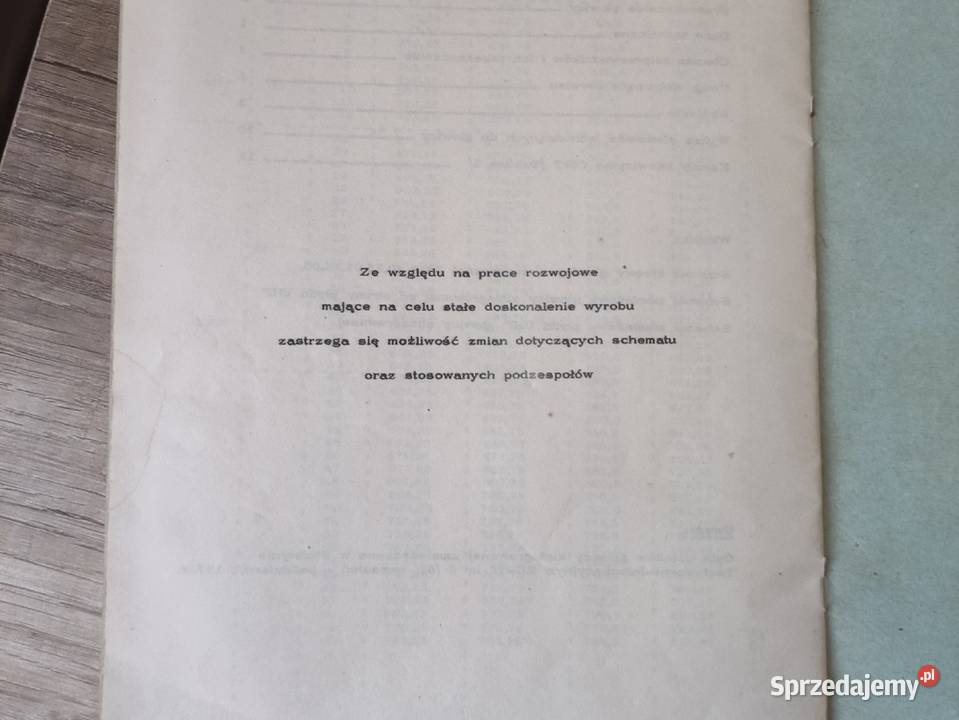 Instrukcja serwisowa Telewizyjna głowica Rzeszów