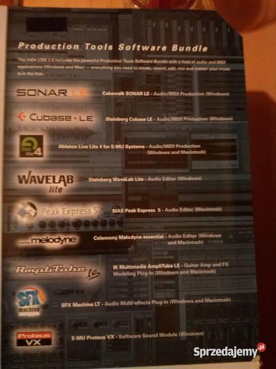 EMU 0404 usb Interfejs audio Interfejs MIDI Sprzęt estradowy, studyjny i DJ-ski Warszawa