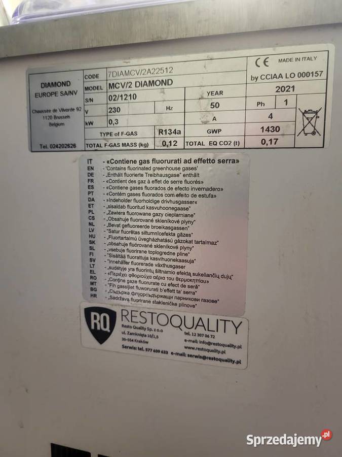 Urządzenie maszyna do bitej śmietany Diamond Łódź