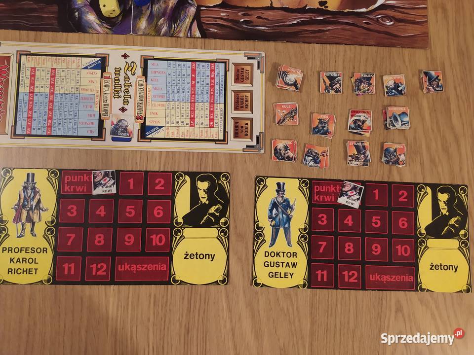 Wampir gra planszowa firmy Sfera Wrocław