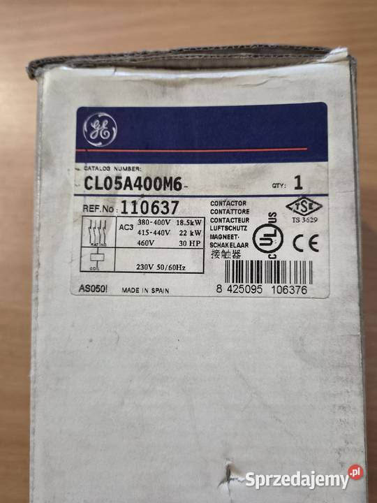 Stycznik CL05A400M6 General Electric Orle