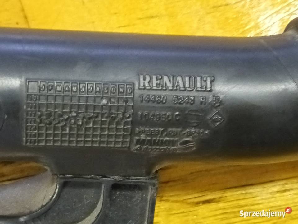 Przewód rura powietrza Dacia Renault 1446052243R Jedlnia