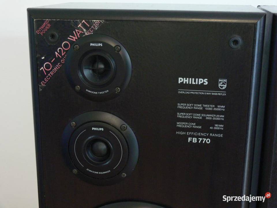 Sprawne kolumny Philips FB770 2 x 120 wat Jasło