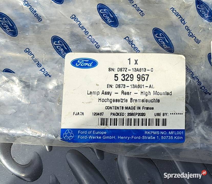 Światło stop Ford Mondeo Mustang osobowe Pyrzyce