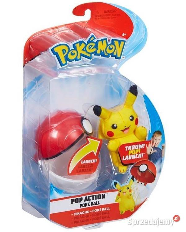 Wyskakujący Pikachu Pokemon Poke Ball Pop Action małopolskie Mogilany