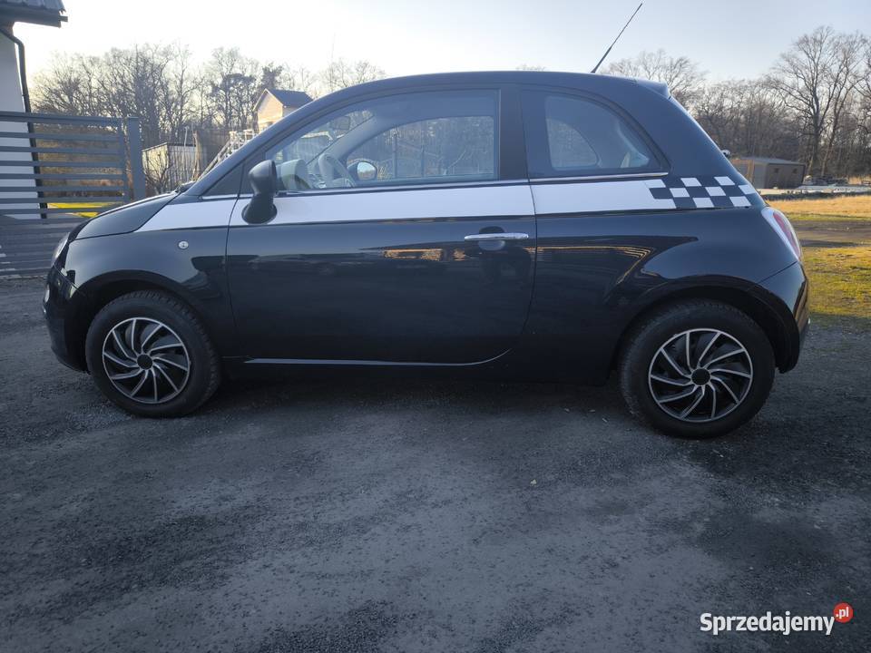 Fiat 500 granatowy 500
