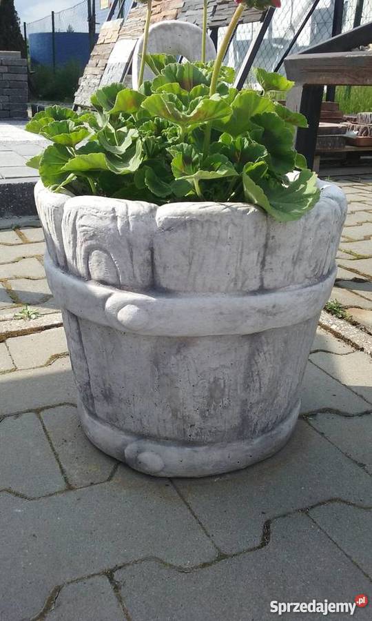 Figurki ogrodowe betonowe ozdobne beczki skopki Sosnowiec