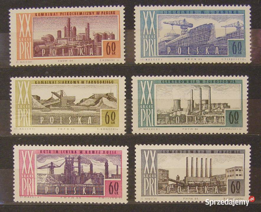 Znaczki pocztowePolskaZestaw 1 Filatelistyka