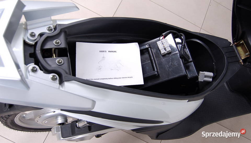 Motorower skuter elektryczny o mocy 800W bateria bezwypadkowy