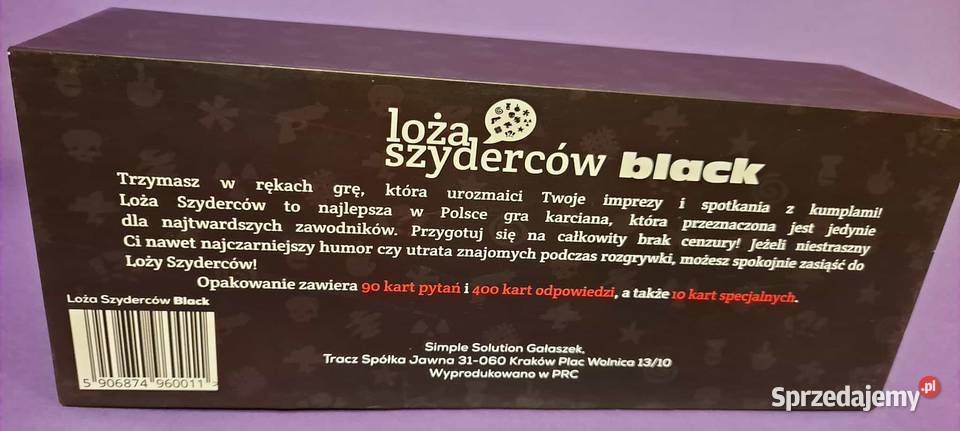 Loża szyderców gra Karciane małopolskie