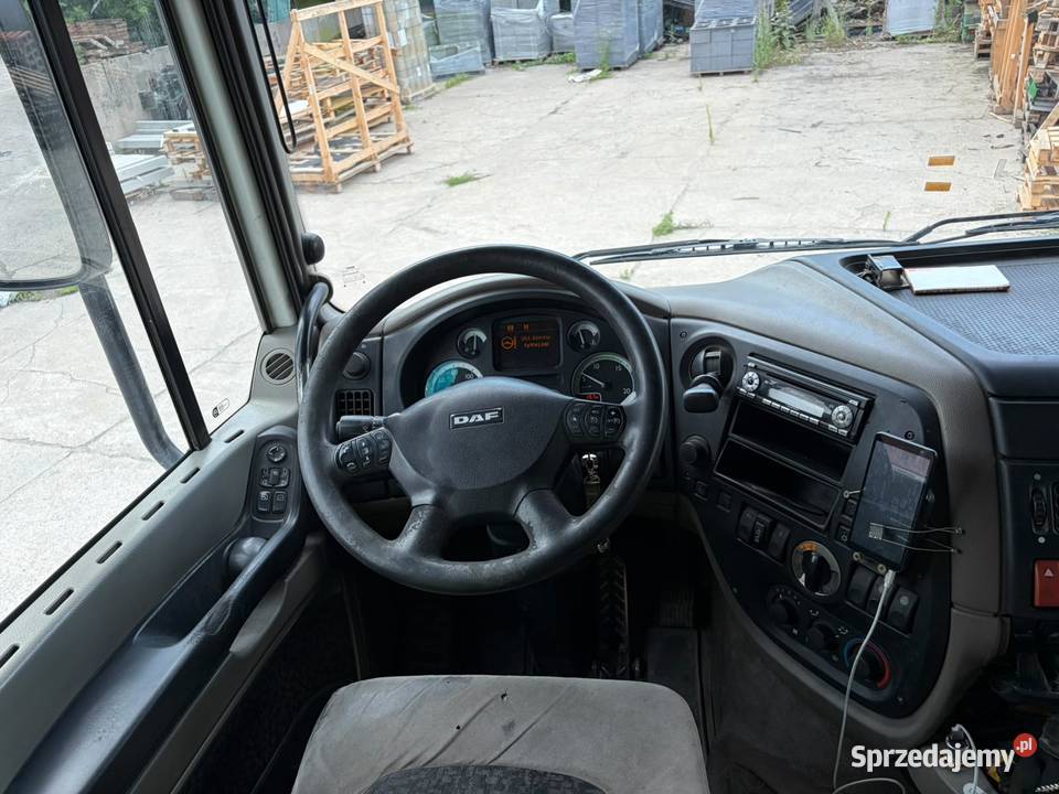 DAF XF 105460 HDS HIAB 166 skrzynia burtowa ład