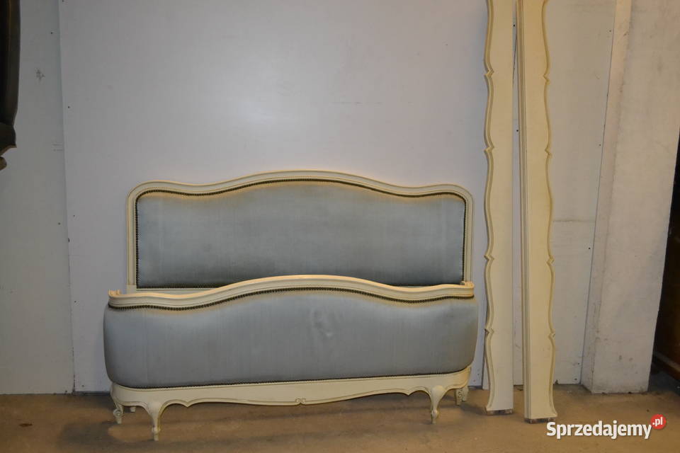 łóżko ludwikowskie Francja ecru Będzin sprzedam
