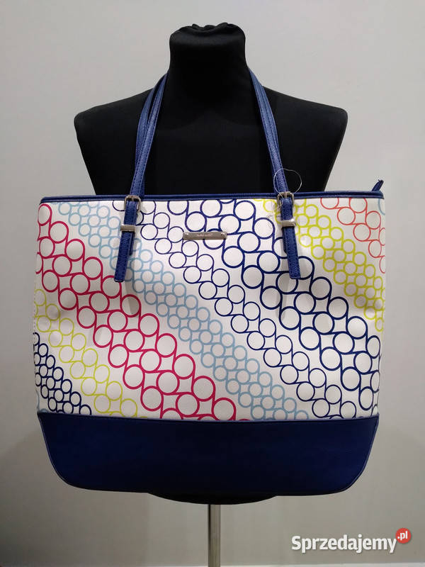Torebka damska Nine West niebieska granatowa 42.5cm Kielce