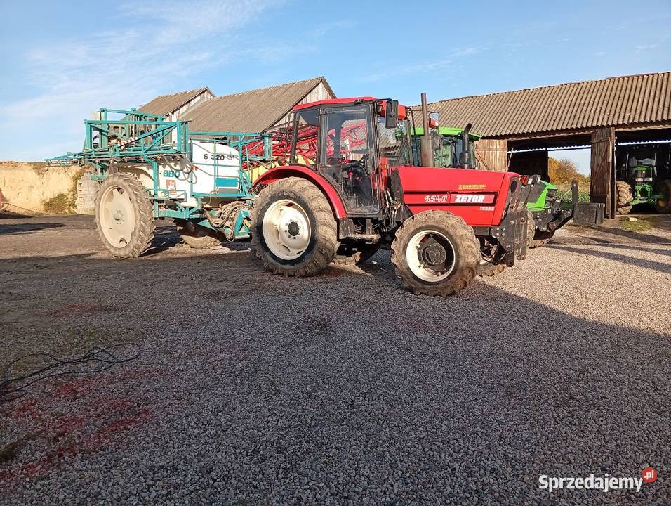 Zetor 8540 Półbiegi pod obciążeniem lubelskie Grabowiec
