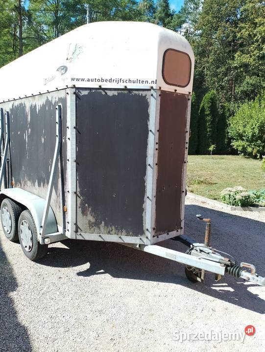 Przyczepa do przewozu dwóch koni śląskie Żerdzina