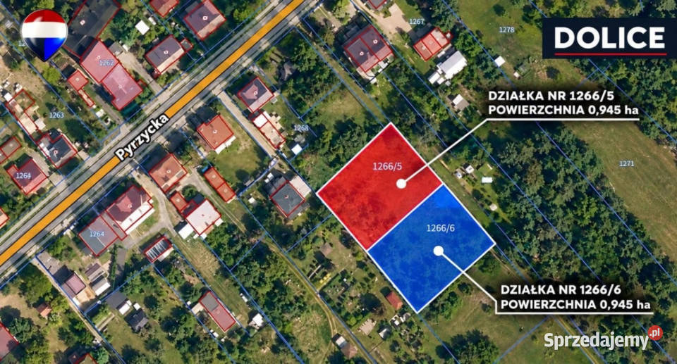 Działka budowlana Dolice powiat stargardzki 945